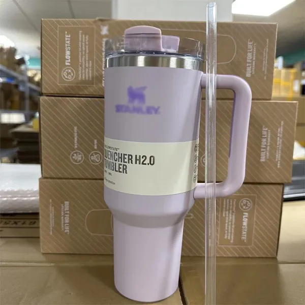 Stanley The Quencher H2.0 FlowState Tumbler Lavender 40 oz - 19