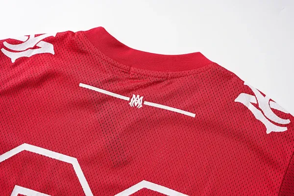 Amiri Mesh Football Jersey White - 23