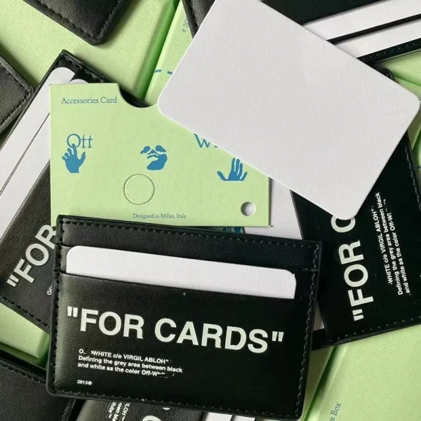 Off-White For Cards Card Holder Black - 4
