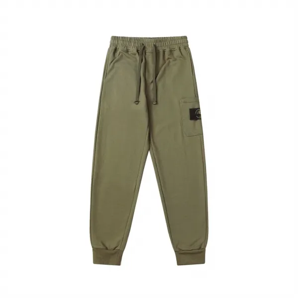 Stone Island Shadow Project Cargo Sweatpants Army Green - 1