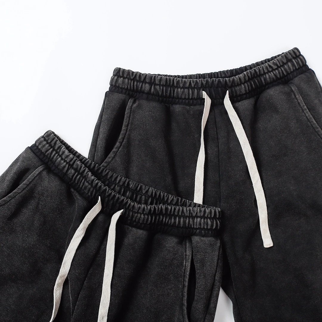 Stone Island Washed Black Sweatpants - 12
