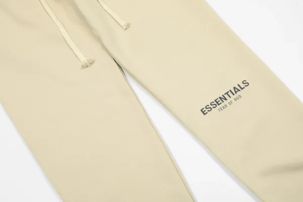 Fear of God Essentials Logo Sweatpants White - 8