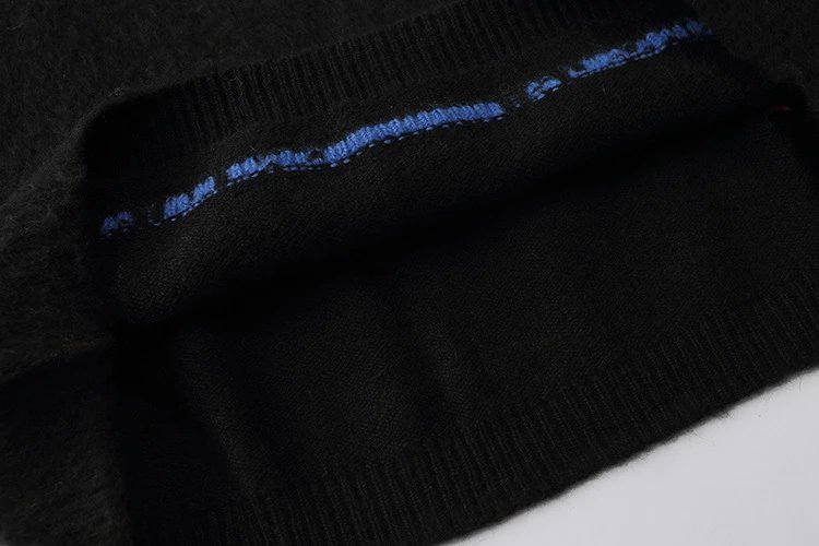 Off-White Gradient Mohair Sweater Pink Multicolor - 5
