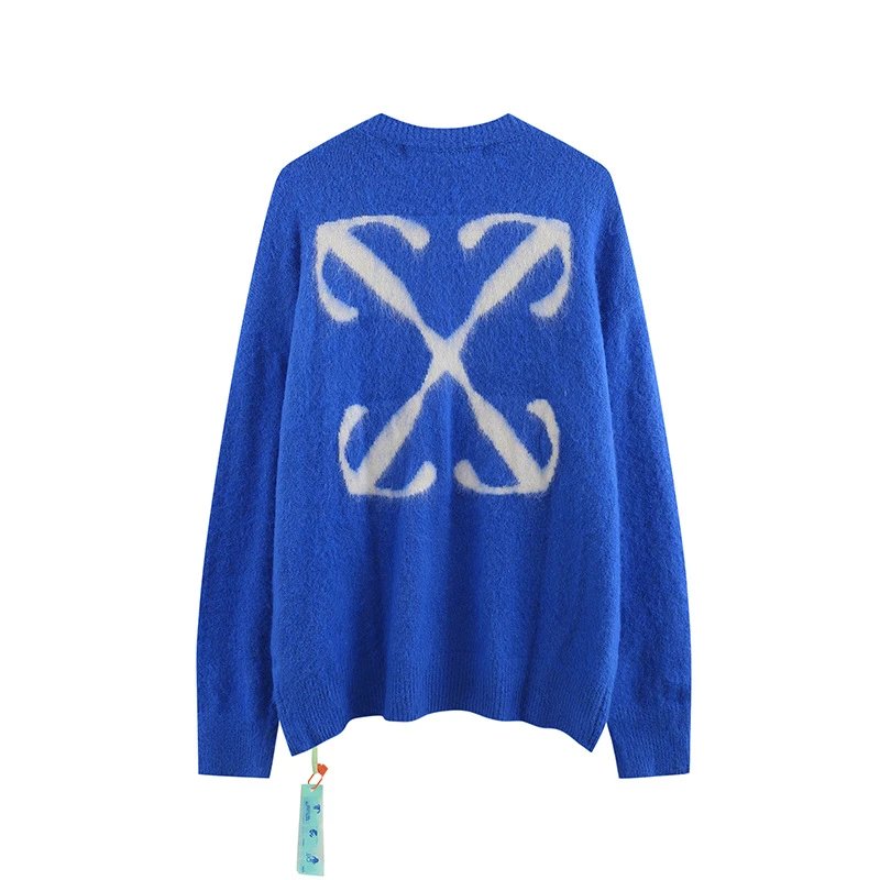 Off-White Gradient Mohair Sweater Pink Multicolor - 20