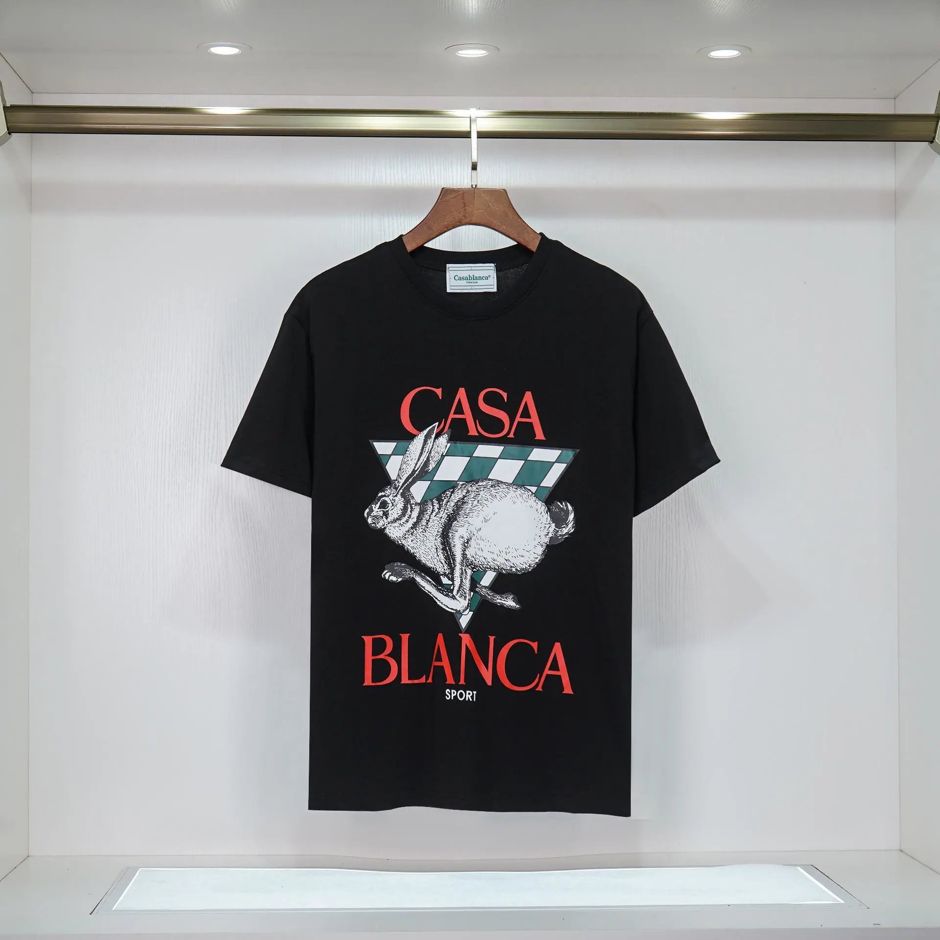 Casa Blanca T-Shirt Black Rabbit