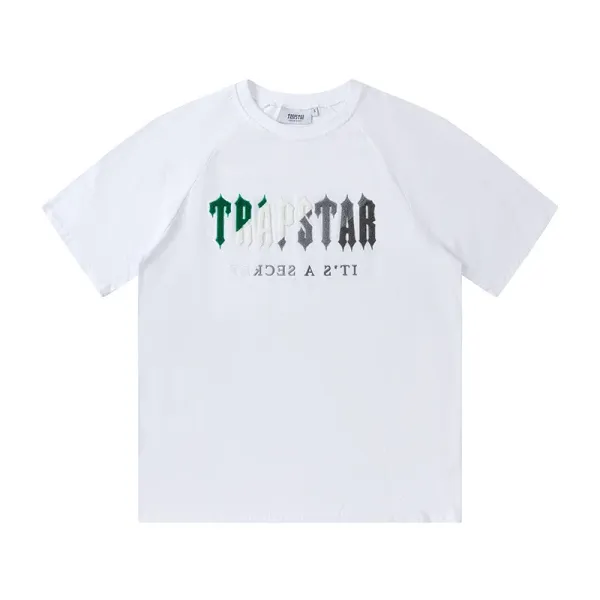 Trapstar Gothic Logo Graphic T-Shirt Gray - 2