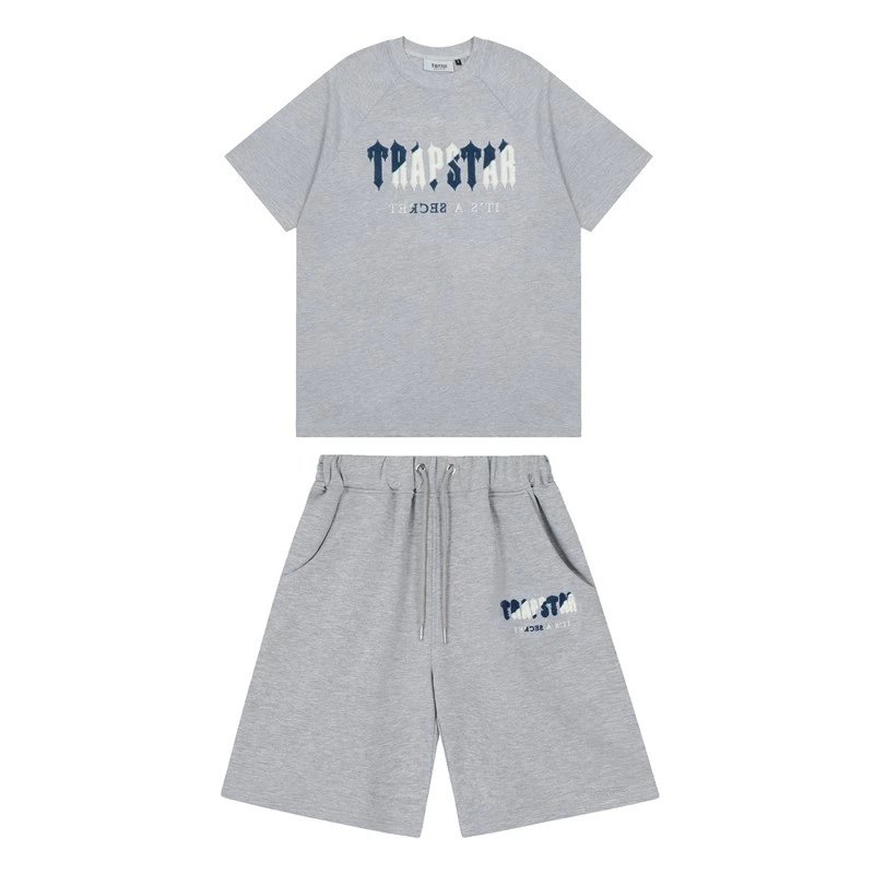 Trapstar Arch Logo Gray Heather Set - 34