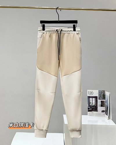 High-street style patchwork jogger sweatpants - rep spodnie