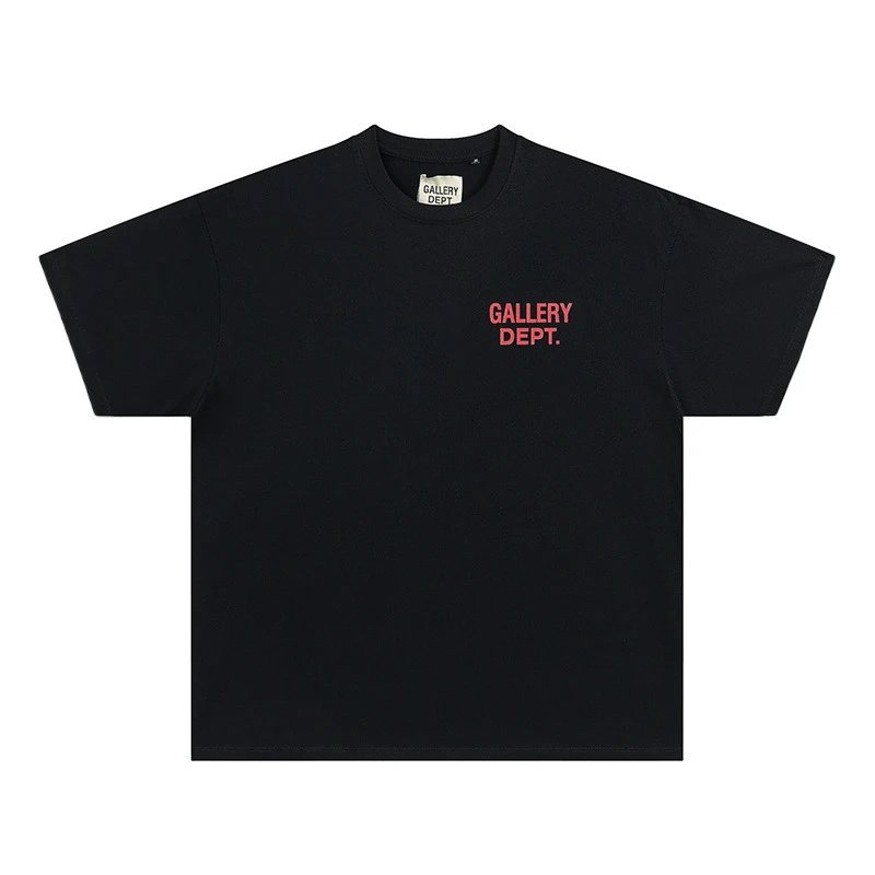 Gallery Dept Artistic Portrait Washed Black T-Shirt - 30