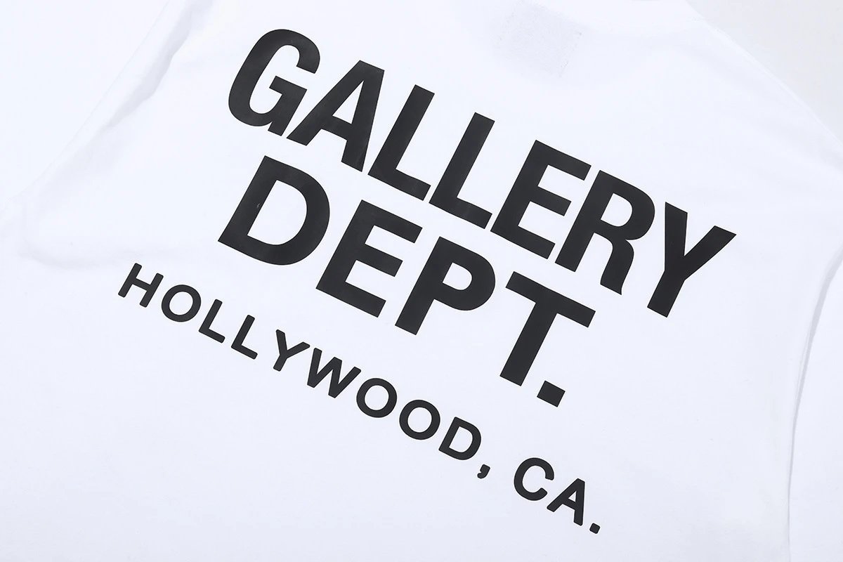 Gallery Dept Artistic Portrait Washed Black T-Shirt - 37