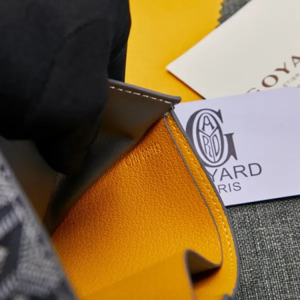 Goyard Saint Louis Bi-Fold Wallet Yellow Chevron - 24