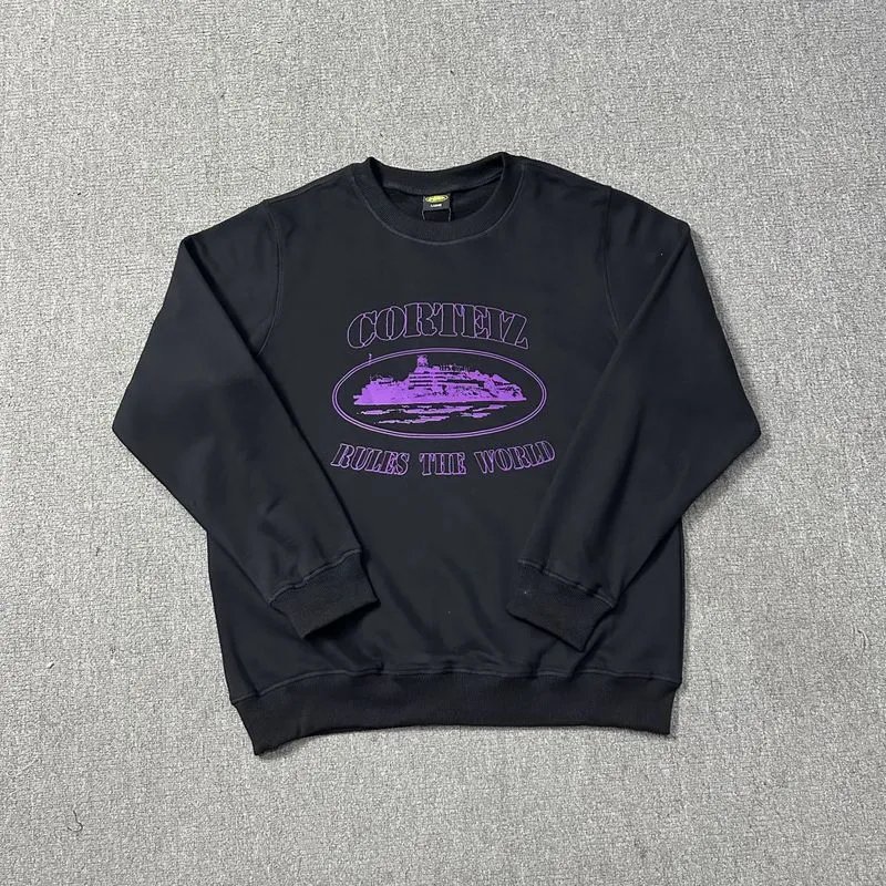 Cortez Rules The World White Graphic Hoodie - 24