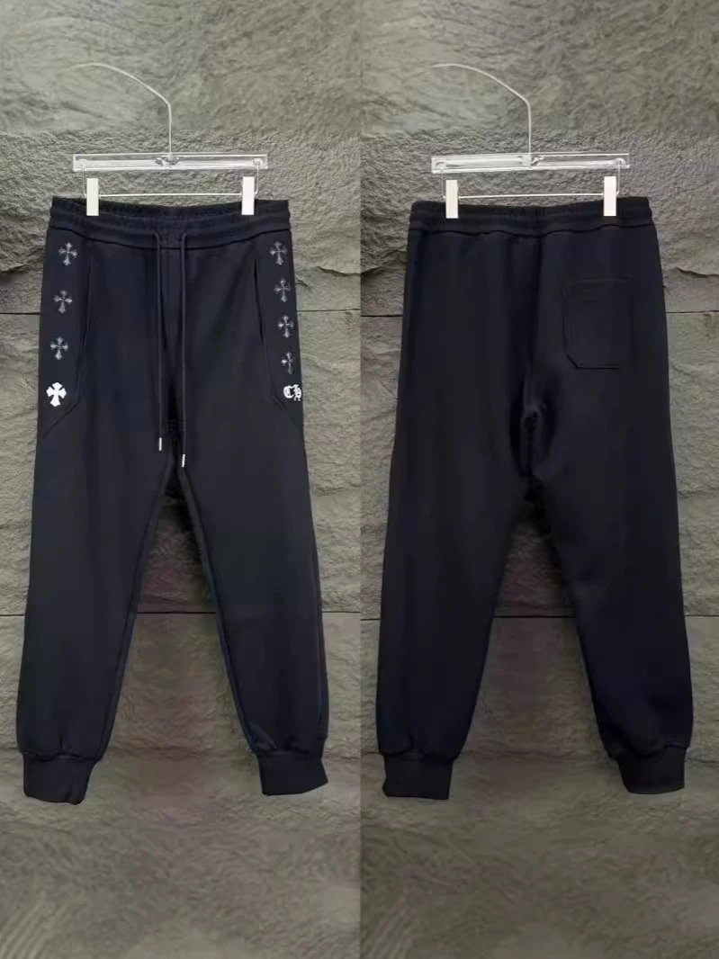 Unbranded Trousers Drawstring jogger with cross motifs image 4