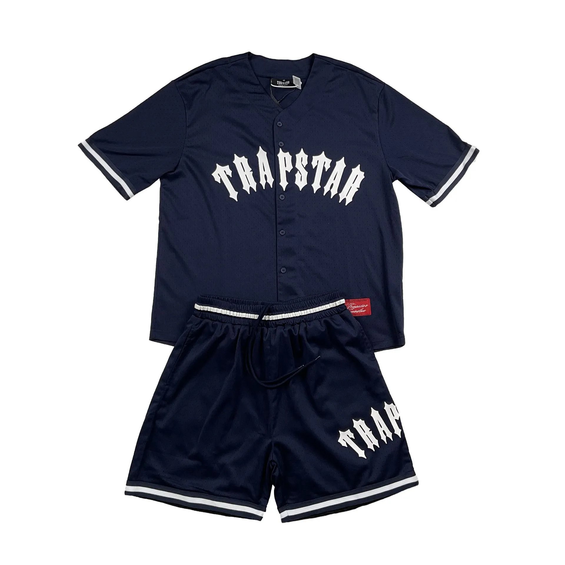 Trapstar Baseball Jersey Navy - 6