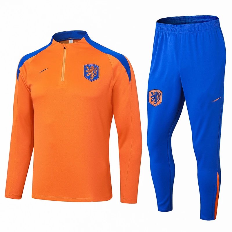 Nike Netherlands Training Suit Orange/Blue