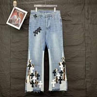 Patchwork leather embroidery