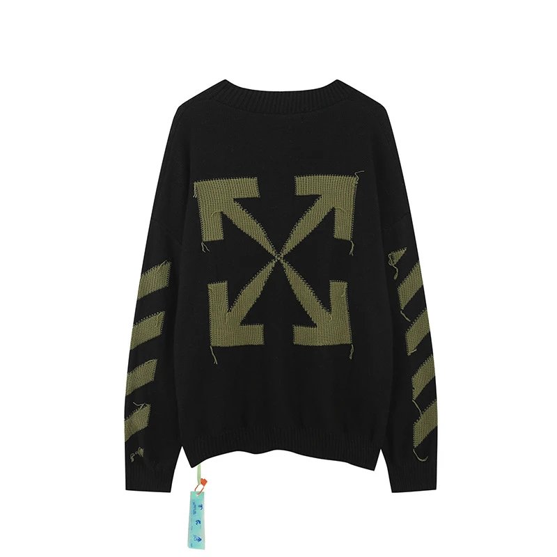 Off-White Gradient Mohair Sweater Pink Multicolor - 18