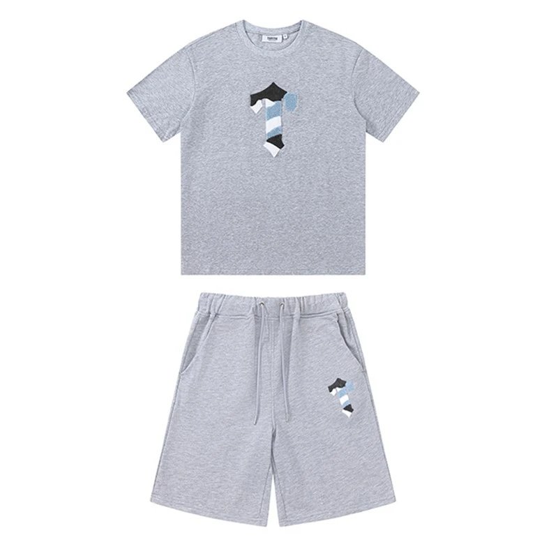 Trapstar Arch Logo Gray Heather Set - 38