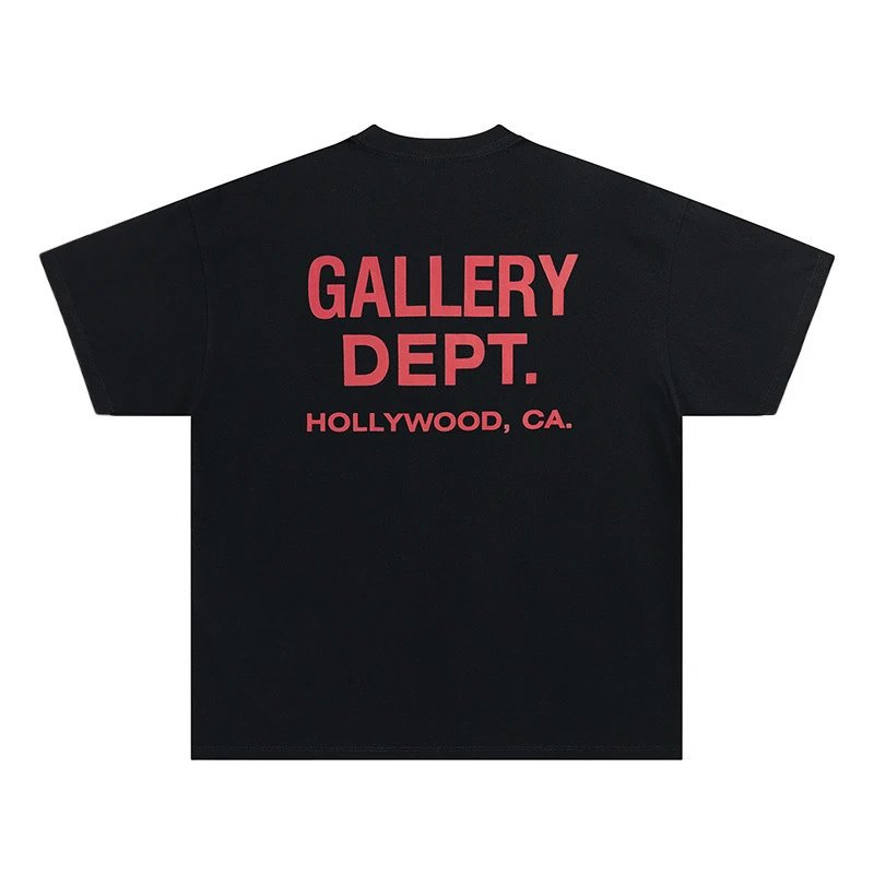 Gallery Dept Artistic Portrait Washed Black T-Shirt - 31