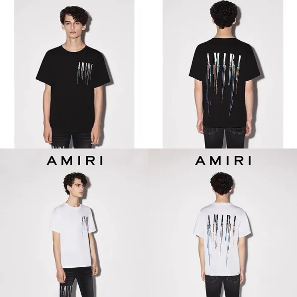 Amiri Bold Logo Neon Green T-Shirt - 6