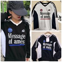 AMES patchwork Sweatshirt 2+ colorways [Premium Quality] — seller photo 2