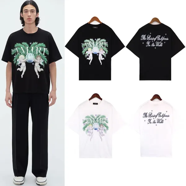 Amiri Bold Logo Neon Green T-Shirt - 38