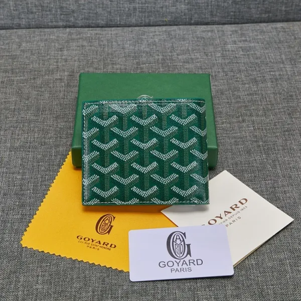 Goyard Saint Louis Bi-Fold Wallet Yellow Chevron - 26