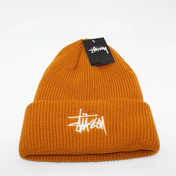 Stüssy Stock Logo Beanie Orange - 10