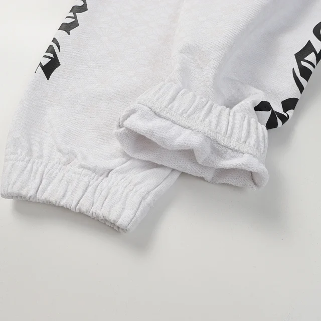 Chrome Hearts Trousers Drawstring jogger sweatpants with graphic prints product detail image 9