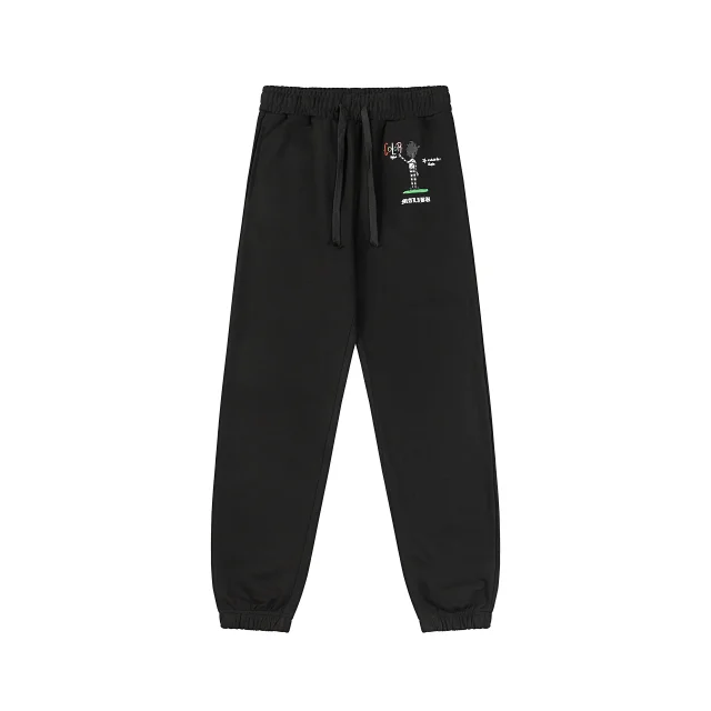 Chrome Hearts Trousers Drawstring jogger sweatpants with graphic prints product detail image 26