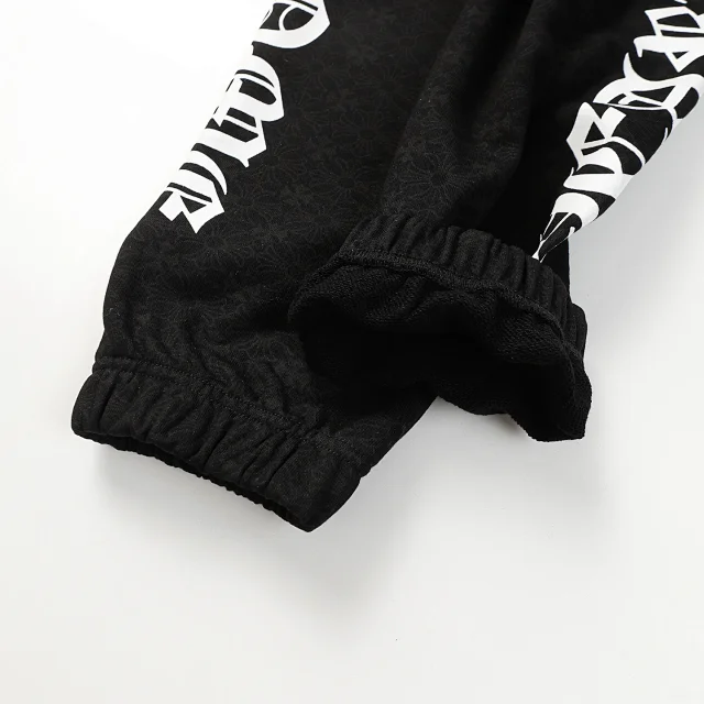 Chrome Hearts Trousers Drawstring jogger sweatpants with graphic prints product detail image 8