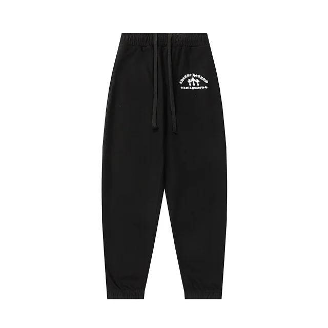 Chrome Hearts Trousers Drawstring jogger sweatpants with graphic prints product detail image 11
