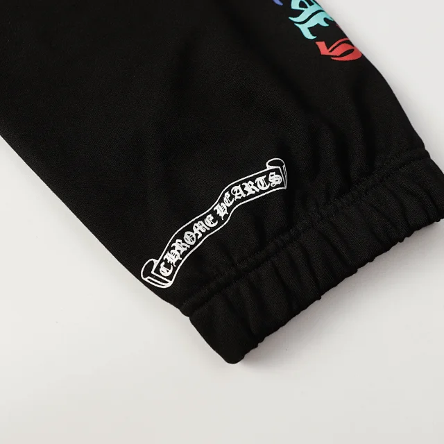 Chrome Hearts Trousers Drawstring jogger sweatpants with graphic prints product detail image 17