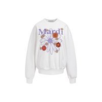 White: Purple Multi-Flower [Print]