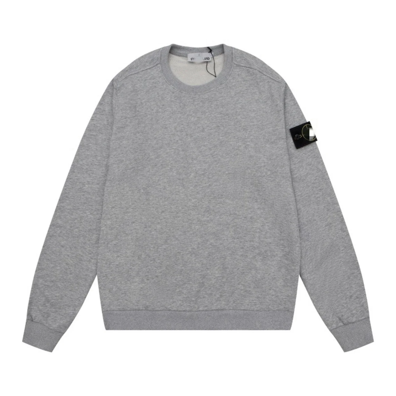 Stone Island Classic Sleeve Badge Crewneck Sweatshirt