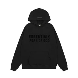 thumbnail for [DX14] three-dimensional silicone letter men's and women's American high street flocked hoodie, sweatshirt, jacket, hoodie