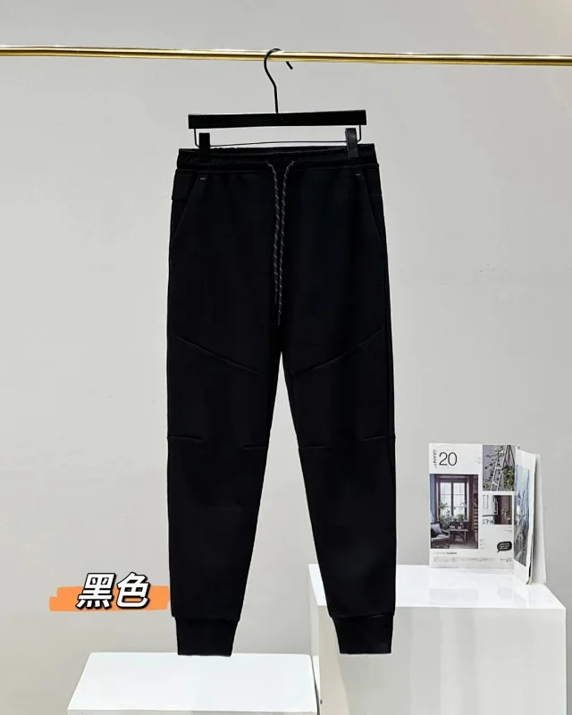 Unbranded Trousers Drawstring jogger with zip pockets and cuffed hems product detail image 1