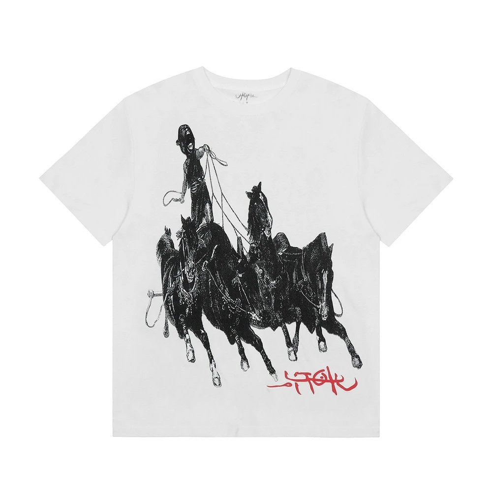 Travis Scott Utopia Horseman Tee White