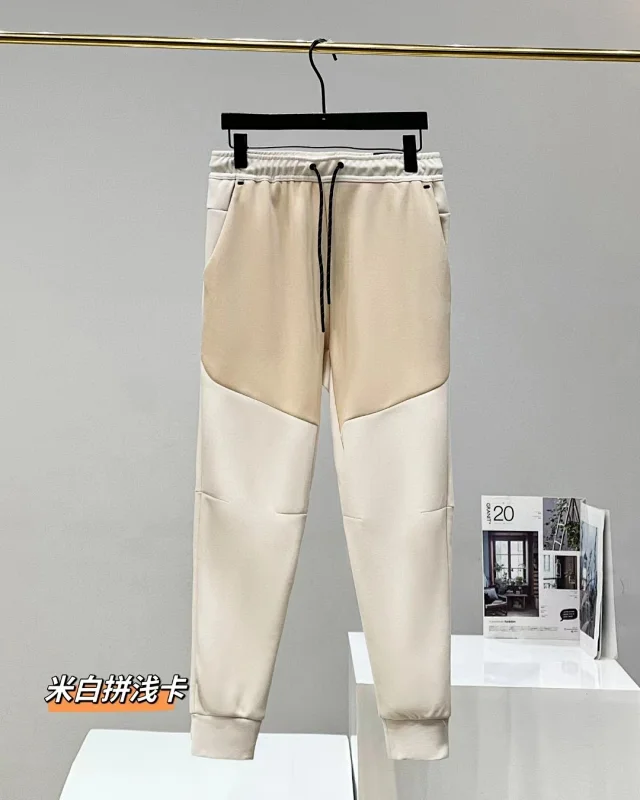 Unbranded Trousers Drawstring jogger with zip pockets and cuffed hems product detail image 7