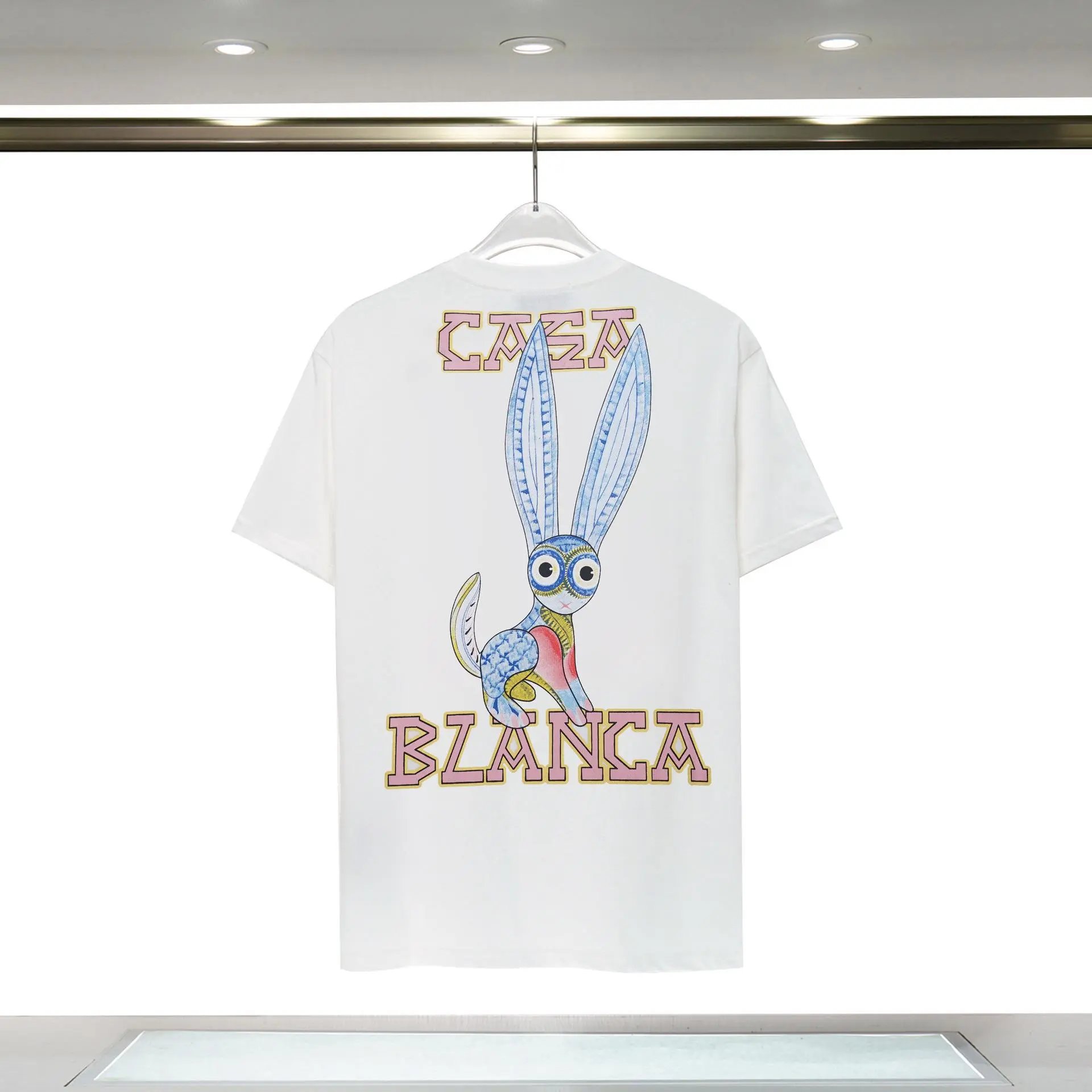 Casablanca Rabbit Graphic Tee White