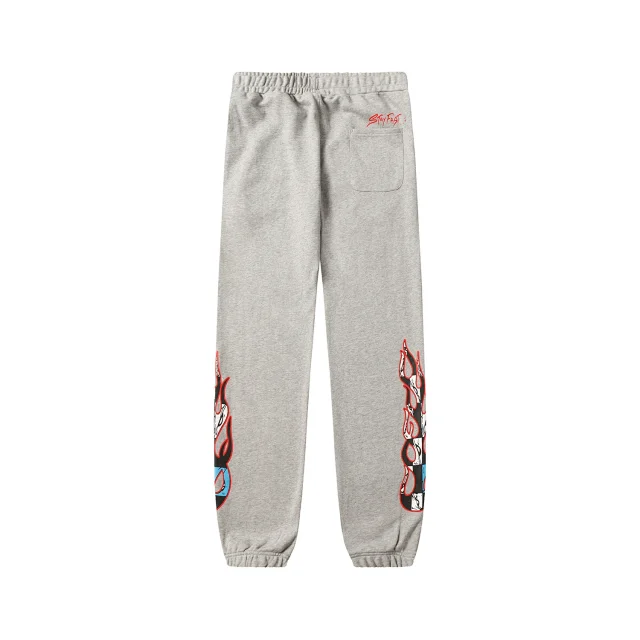 Chrome Hearts Trousers Drawstring jogger sweatpants with graphic prints product detail image 21