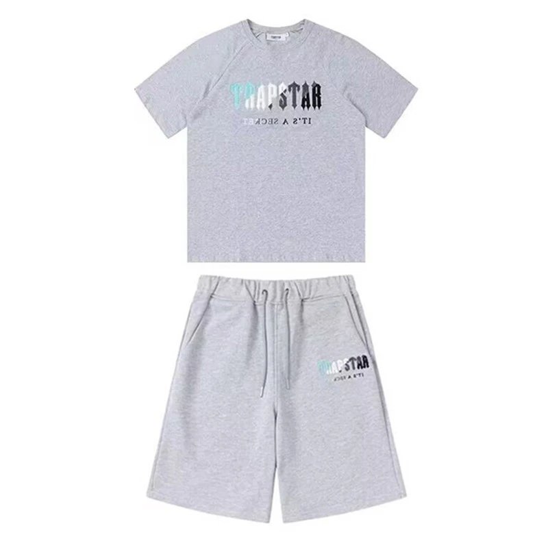 Trapstar Arch Logo Gray Heather Set - 30