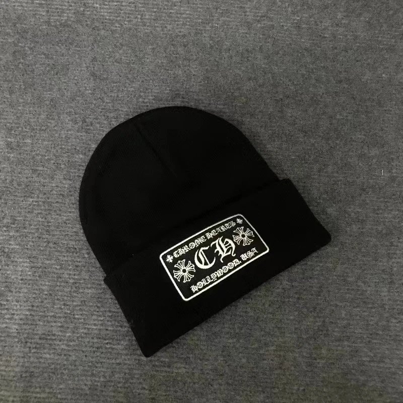 Chrome Hearts Hollywood CH Patch Beanie Black