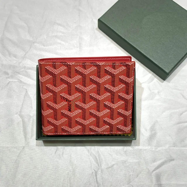 Goyard Wallets & Card Holders Chevron-Pattern Bifold Wallet product detail image 14