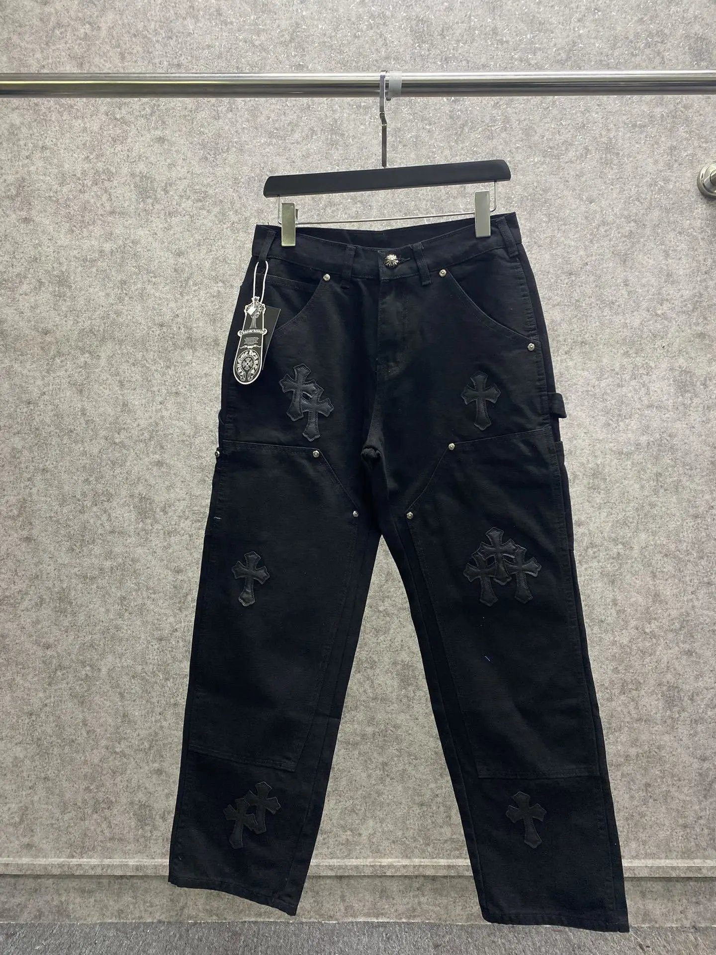 Logging pants black 130