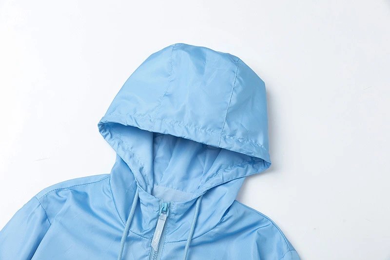 Trapspar Windbreaker Jacket Royal Blue Outerwear - 36