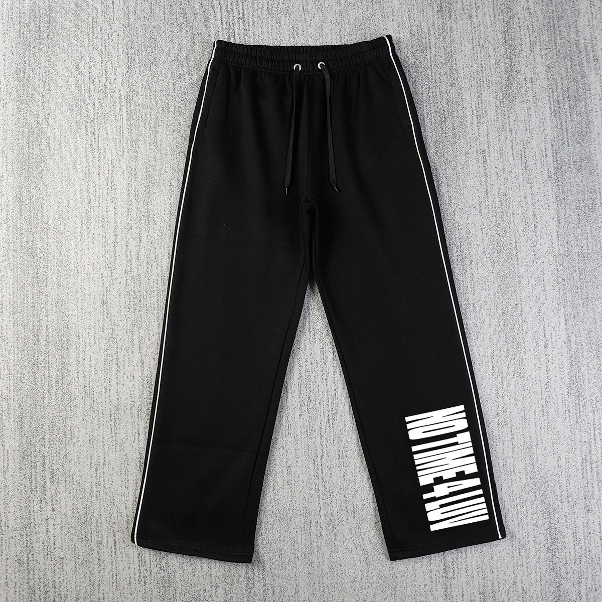 Design Camo Logo Track Pants Black Sweatpants product detail 12 in Litbuy spreadsheet finds