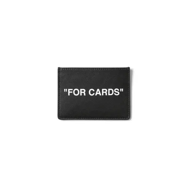 Off-White For Cards Card Holder Black - 1