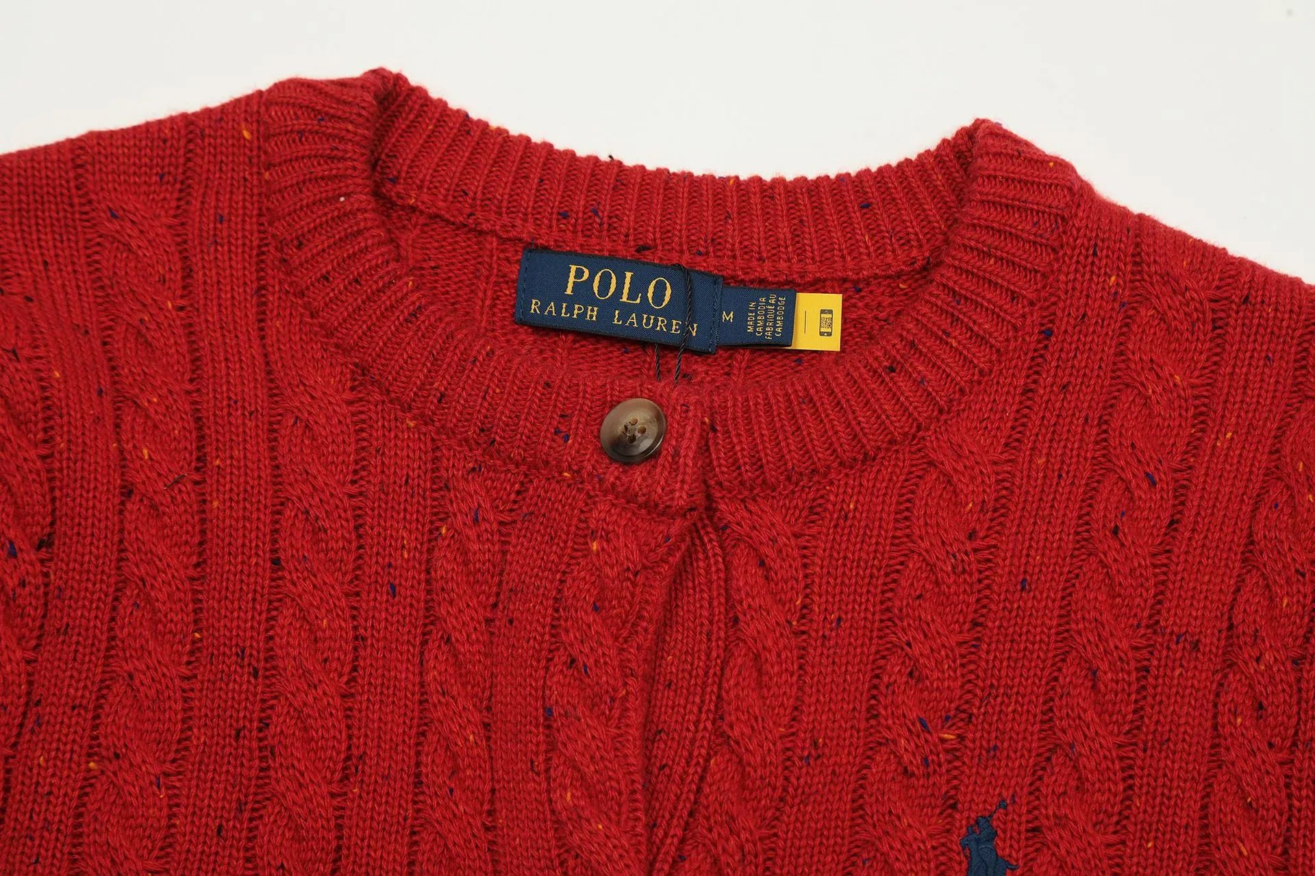 Polo Ralph Lauren Cable Knit Cardigan Light Blue - 13