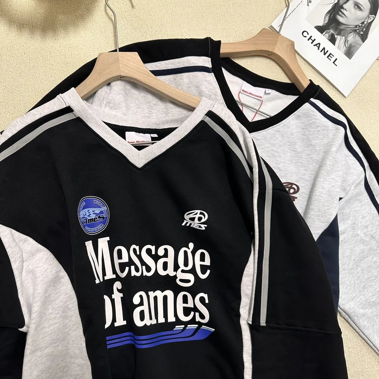 Ames x Adidas Message of Ames Black / Gray Hoodie - 7